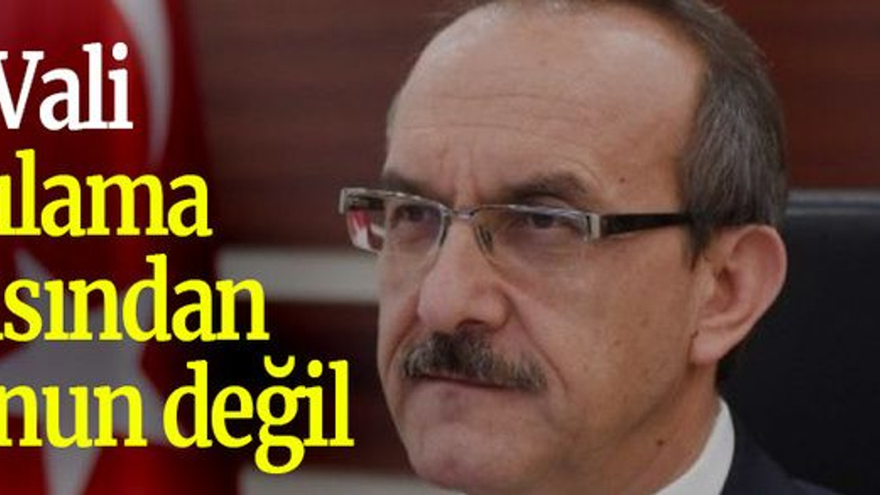 Vali aşılama sayısından memnun değil